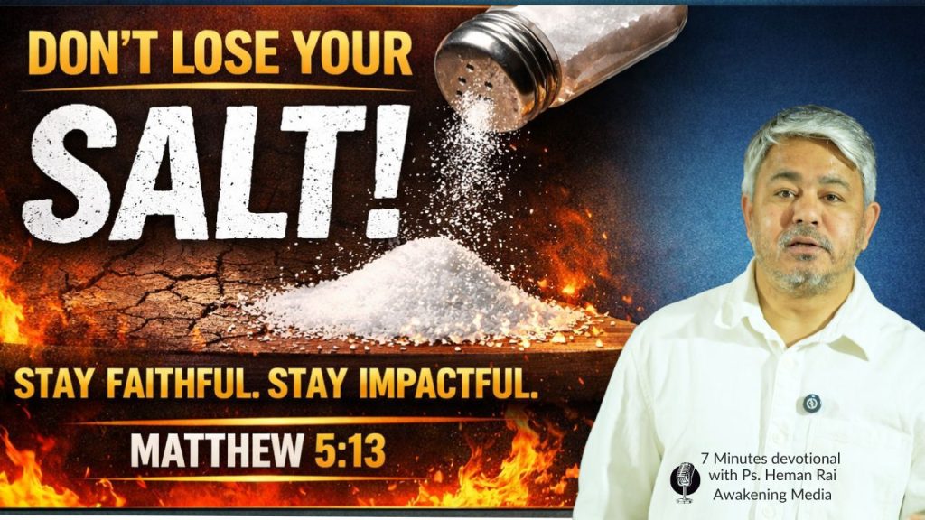 Don't lose your salt
